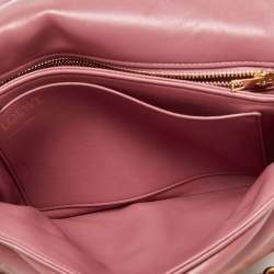 مملوكة مسبقًا Loewe Old Rose Leather Goya Chain Shoulder Bag