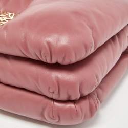 مملوكة مسبقًا Loewe Old Rose Leather Goya Chain Shoulder Bag