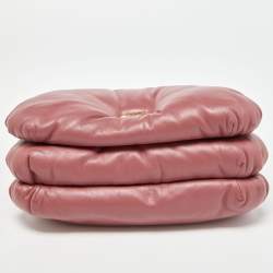 مملوكة مسبقًا Loewe Old Rose Leather Goya Chain Shoulder Bag