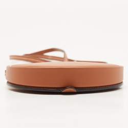 Loewe Tan Leather Mini Heel Pouch Bag