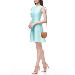 Loewe Tan Leather Mini Heel Pouch Bag