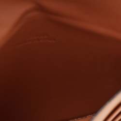 Loewe Tan Leather Mini Heel Pouch Bag