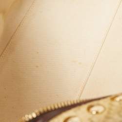 Loewe Cream/Brown Raffia and Leather Amazona 36 Satchel 