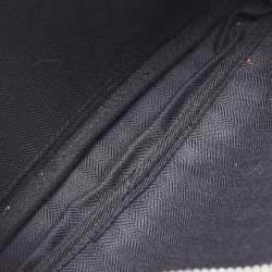 Pre Owned Loewe Tan/Black Wool and Leather Messenger Bag