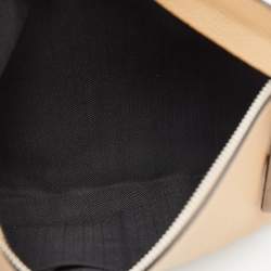 Loewe Beige/Grey Leather T Slim Pouch