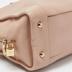Loewe Pink Leather Amazona 36 Satchel
