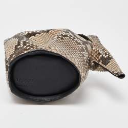 Loewe Brown Python Elephant Shoulder Bag