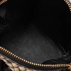 Loewe Brown Python Elephant Shoulder Bag