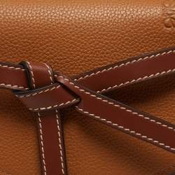 Pre Owned Loewe Brown Leather Gate Belt Bag