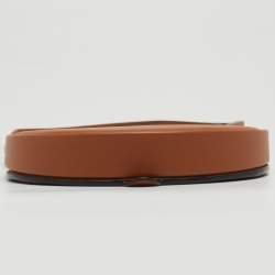 Loewe Brown Leather Mini Heel Duo Pouch Bag
