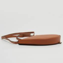 Loewe Brown Leather Mini Heel Duo Pouch Bag