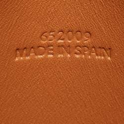 Loewe Brown Leather Mini Heel Duo Pouch Bag