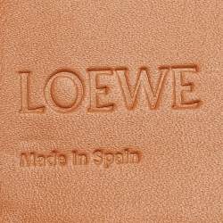 Loewe Brown Leather Mini Heel Duo Pouch Bag