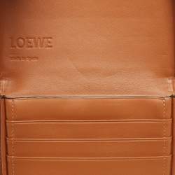 Loewe Brown Leather Mini Heel Duo Pouch Bag