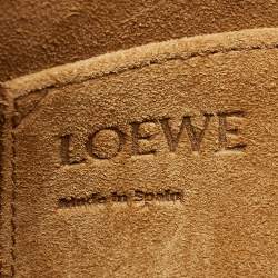 Loewe Blue/Brown Leather Gate Shoulder Bag
