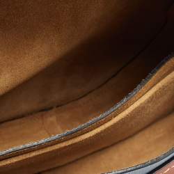 Loewe Blue/Brown Leather Gate Shoulder Bag