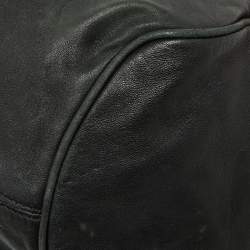 Loewe Black Leather Drawstring Hobo
