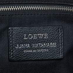 Loewe X Junya Watanabe Multicolour Denim and Leather Amazona Briefcase