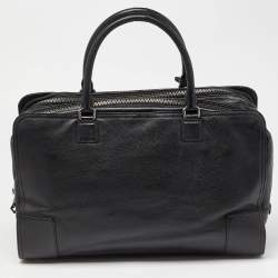 Loewe X Junya Watanabe Multicolour Denim and Leather Amazona Briefcase