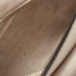 Loewe Cream Leather Mini Puzzle Top  Handle Bag