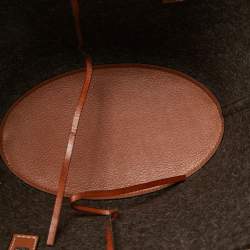 Pre Owned Loewe Grey Felt And Leather Elephant Tote