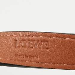 Pre Owned Loewe Grey Felt And Leather Elephant Tote