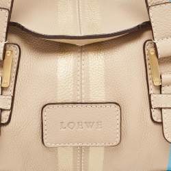 مملوكة مسبقًا Loewe Beige Leather Special Edition Shoulder Bag