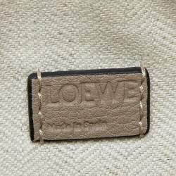 Pre Owned Loewe Beige Leather Mini Puzzle Crossbody Bag