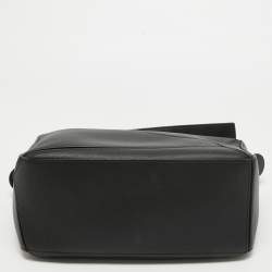 Loewe Black Leather Small Puzzle Shoulder Bag