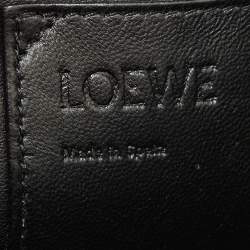 Pre Owned Loewe Brown Python and Leather Missy Crossbody Bag