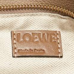 Pre Owned Loewe Brown Leather Medium Puzzle Shoulder Bag
