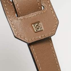 Pre Owned Loewe Brown Leather Medium Puzzle Shoulder Bag