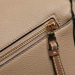 Pre Owned Loewe Brown Leather Medium Puzzle Shoulder Bag