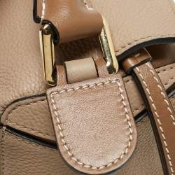 Pre Owned Loewe Brown Leather Medium Puzzle Shoulder Bag