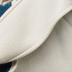 Loewe White Leather Calle Hobo