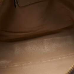 Pre Owned Loewe Black/Beige Python and Leather Amazona 75 Satchel