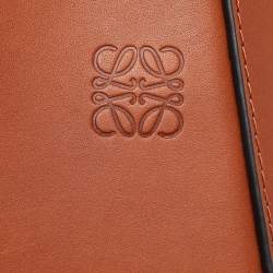 Pre Owned Loewe Brown Leather Bamboo Bucket Bag