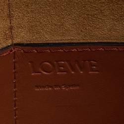 Pre Owned Loewe Brown Leather Bamboo Bucket Bag