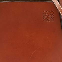 Pre Owned Loewe Brown Leather Bamboo Bucket Bag