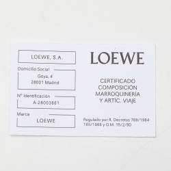 Pre Owned Loewe Brown Leather Bamboo Bucket Bag