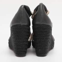 مملوكة مسبقًا موديلات لويفي جلد رمادي بكعب مسطح مقاس 39