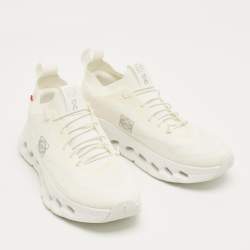 Pre Owned Loewe x On Cloudtilt Off White Fabric Running Sneakers Size 38