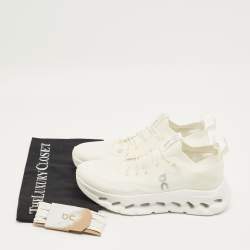 Pre Owned Loewe x On Cloudtilt Off White Fabric Running Sneakers Size 38
