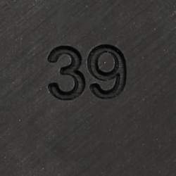 Pre Owned Loewe Black Leather Gate Platform Sandals Size 39