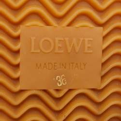 Pre Owned Loewe Beige Suede and Nylon Flow Runner Sneakers Size 36