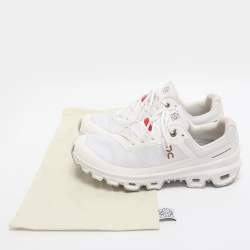 Pre Owned Loewe x ON Running Cloudventure Size 40 White Mesh Low Top Sneakers