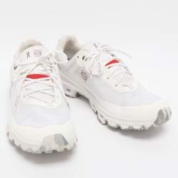 Pre Owned Loewe x ON Running Cloudventure Size 40 White Mesh Low Top Sneakers
