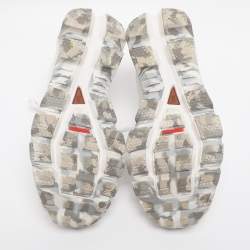 Pre Owned Loewe x ON Running Cloudventure Size 40 White Mesh Low Top Sneakers