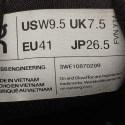 مملوكة مسبقًا حذاء رياضي لووي اكس اون رانينج كلاودتيلت 2 قماش أسود / رمادي بأربطة مقاس 41