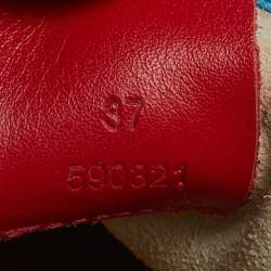 Pre Owned Loewe Flow Runner Size 37 Multicolor Leather and Suede Low Top Sneakers